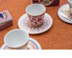 Tazza caffè abracadabra fiamme porcellana Bitossi home