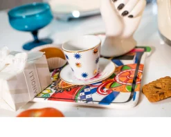 Tazza caffè abracadabra volta porcellana Bitossi home