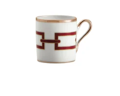 Tazza caffè catene scarlatto porcellana Richard ginori