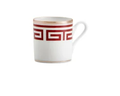 Tazza caffè labirinto scarlatto porcellana Richard ginori