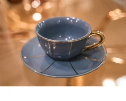 Tazza the la tavola scomposta porcellana con piatto Bitossi home