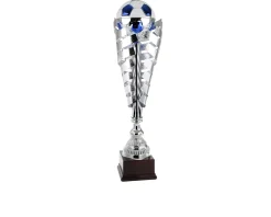 Trofeo calcio in metallo con base in plastica Selezione zanolli