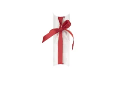 Tubo portaconfetti con confetti bianchi Selezione zanolli