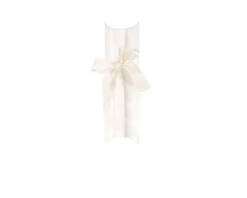 Tubo portaconfetti con confetti bianchi Selezione zanolli