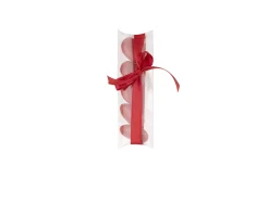 Tubo portaconfetti con confetti rossi Selezione zanolli