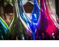 Vaso bolle vetro di murano pervinca Nasonmoretti
