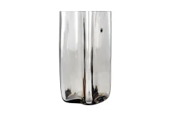 Vaso bosco vetro di murano acciaio Carlo moretti