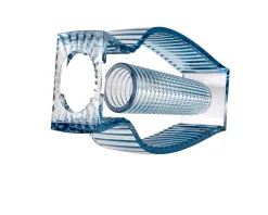 Vaso i shine colore blu Kartell