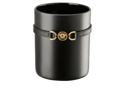 Vaso medusa 95 porcellana nero Versace
