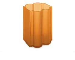 Vaso okra basso arancione Kartell