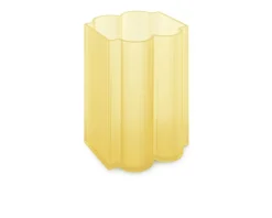 Vaso okra basso giallo Kartell