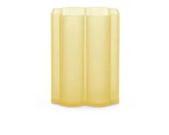 Vaso okra basso giallo Kartell