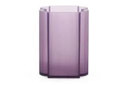 Vaso okra basso viola Kartell