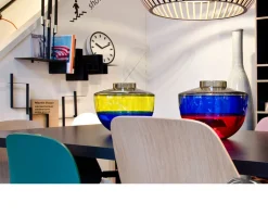 Vaso shibuya fumè viola arancio Kartell