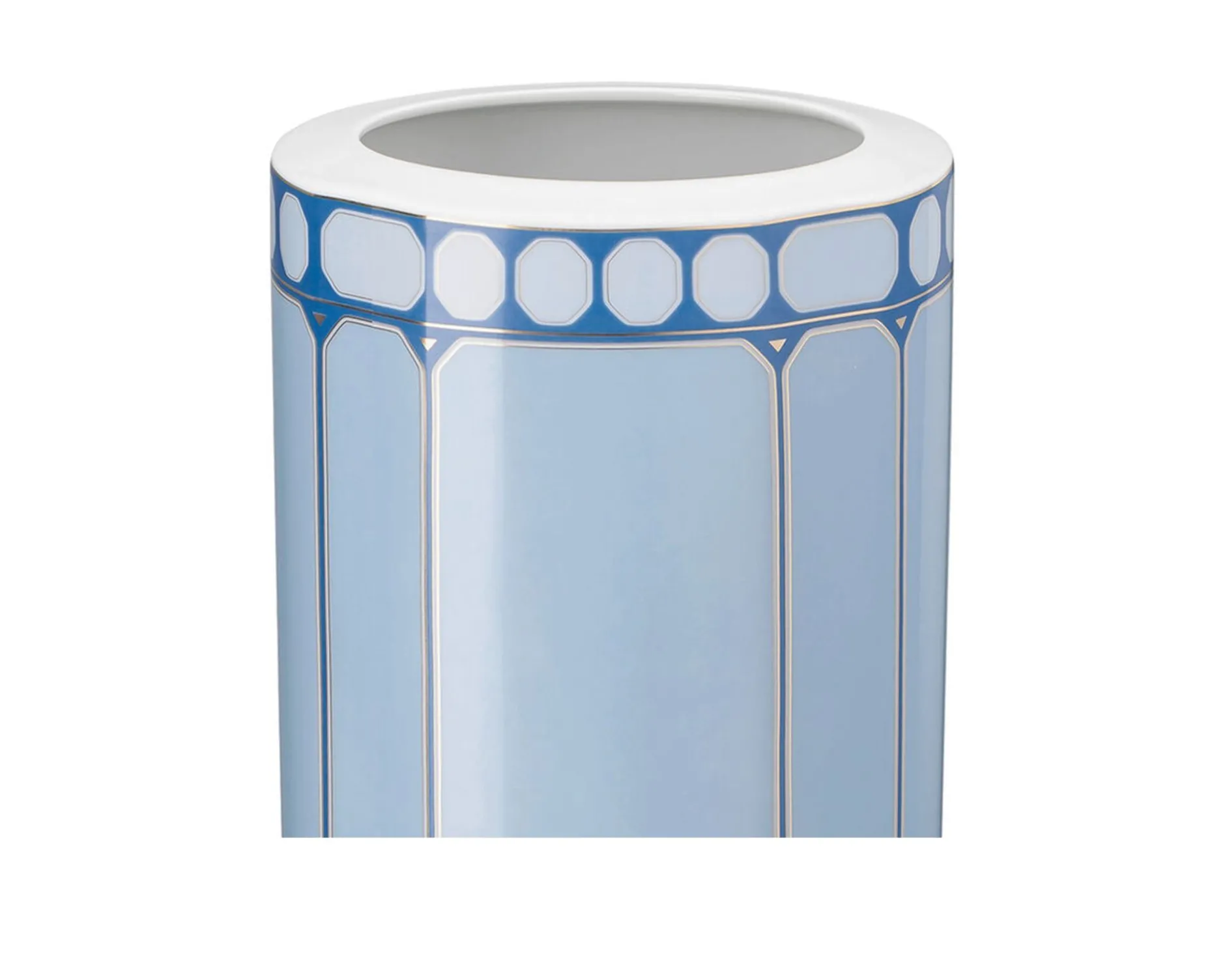 Vaso signum azure porcellana Swarovski x rosenthal