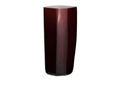 Vaso torre vetro di murano ametista Carlo moretti
