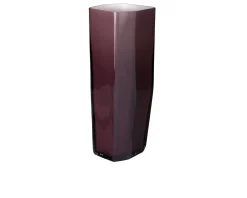 Vaso torre vetro di murano ametista Carlo moretti