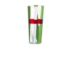 Vaso troncocono vetro di murano italia Carlo moretti