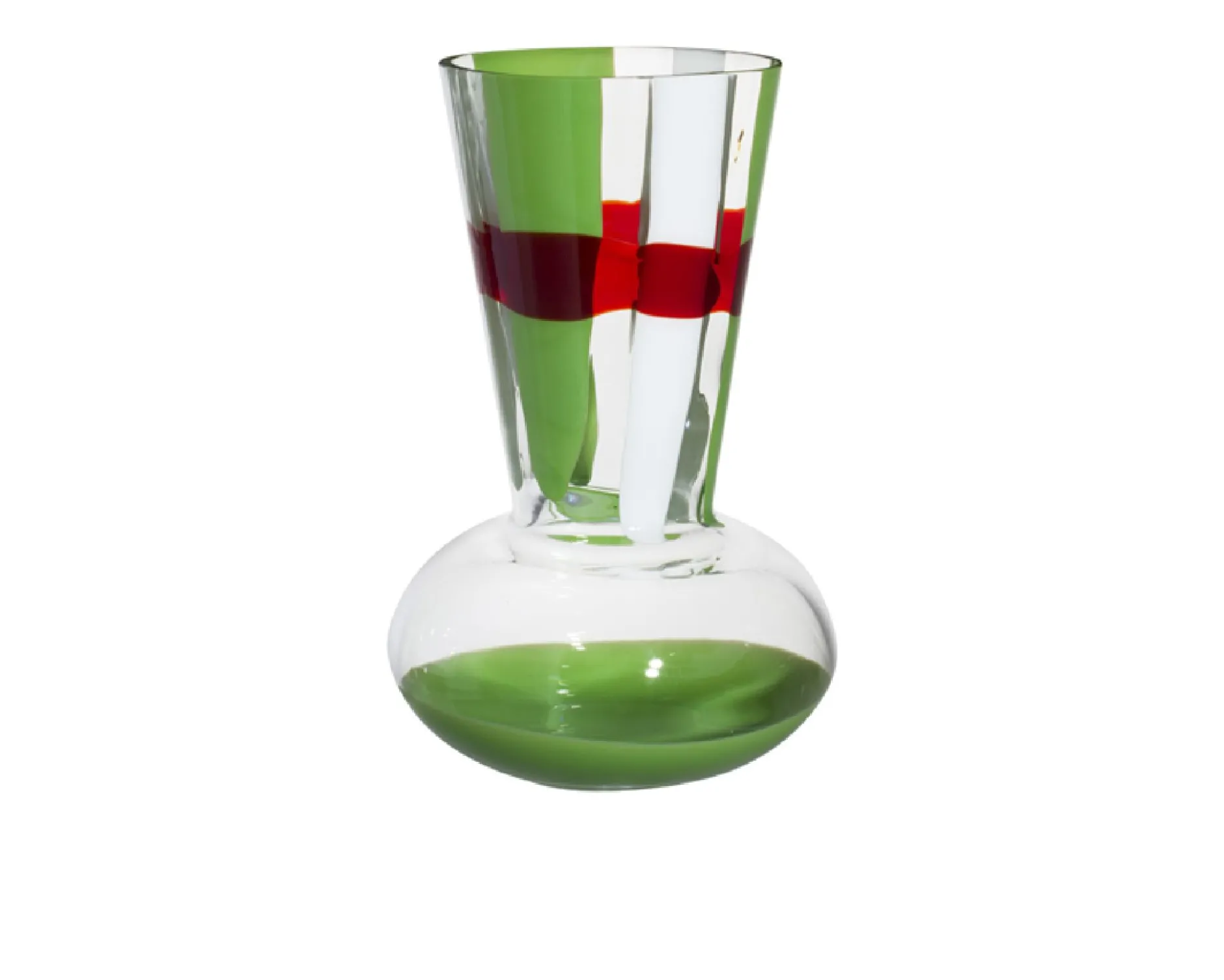 Vaso troncosfera italia vetro di murano Carlo moretti