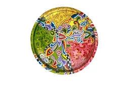 Vassoio rotondo tray round m dipinto a mano Tom's drag