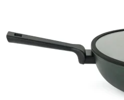 Wok titan pro green con coperchio Sambonet