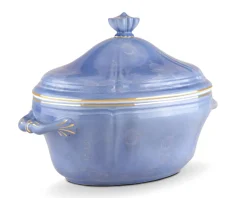 Zuppiera oriente italiano pervinca porcellana Richard ginori