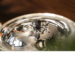 Zuppiera ovale argento in stile inglese Selezione zanolli